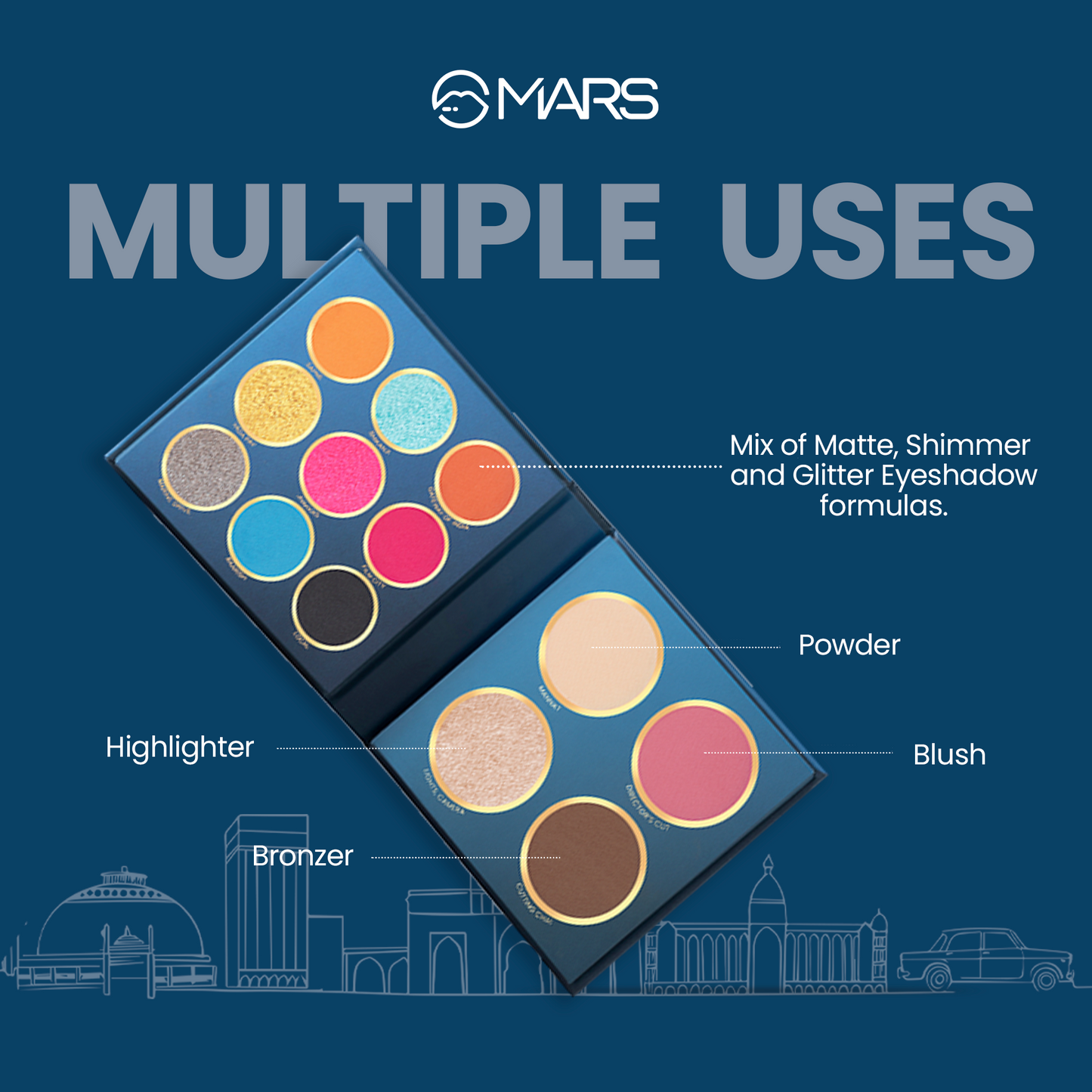 MARS City Paradise Makeup Kit | Mars Cosmetics at Broadway
