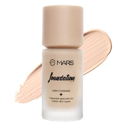 MARS High Coverage Liquid Foundation | Mars Cosmetics at Broadway