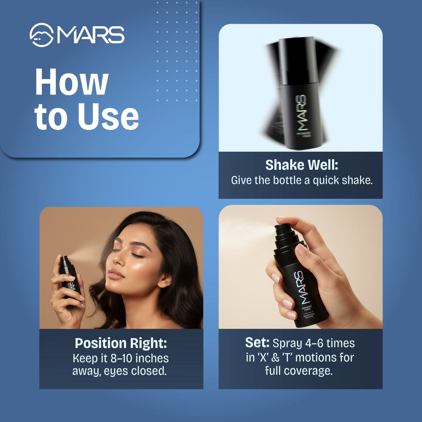 MARS Wonder Make Up Fixer Spray | Mars Cosmetics at Broadway