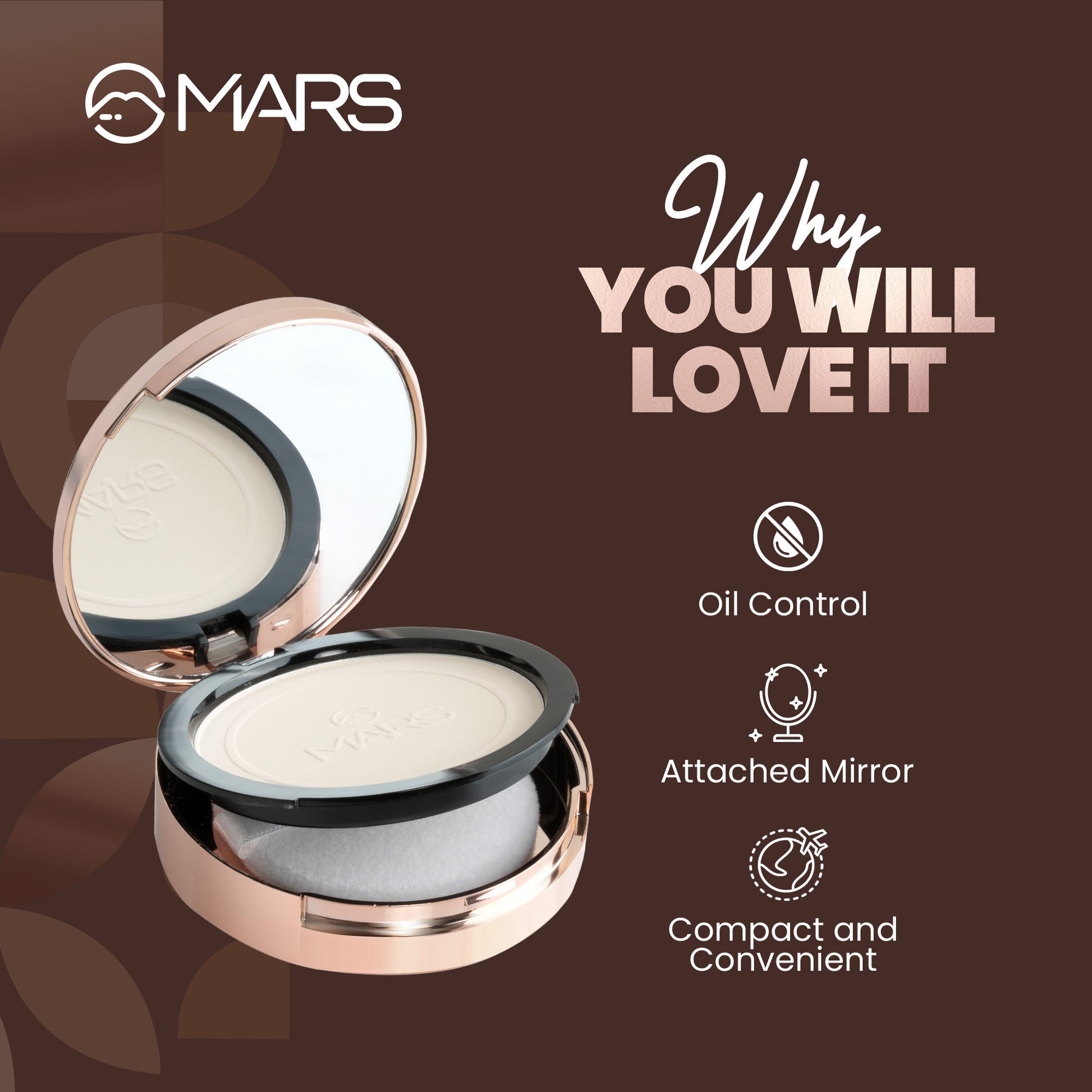 MARS Matte On Compact Powder | Mars Cosmetics at Broadway