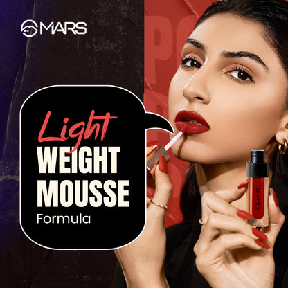 Mars Popstar Non Transfer Smudge Proof Long Lasting Matte Liquid Lipstick