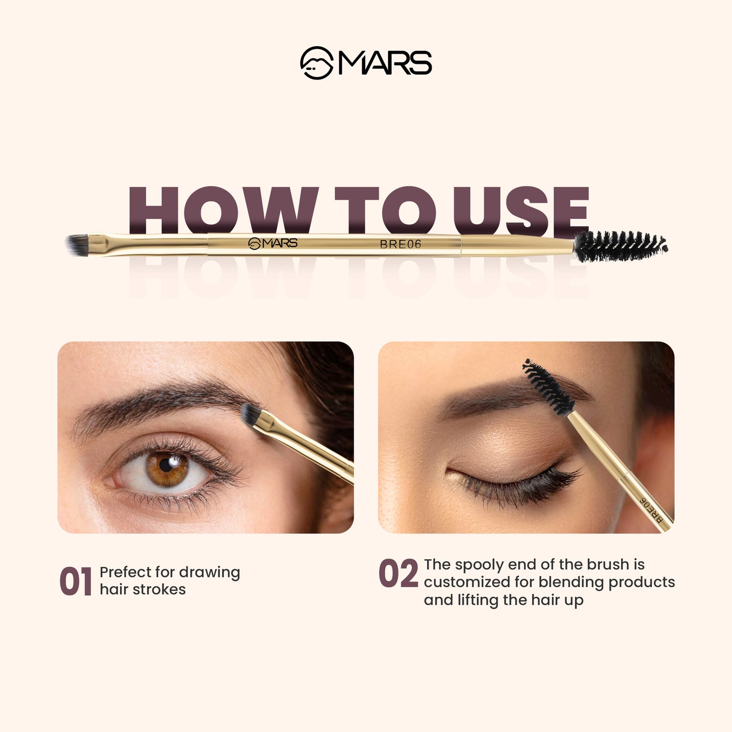 MARS Artist Arsenal Eyeshadow Blending Eye Makeup Brush