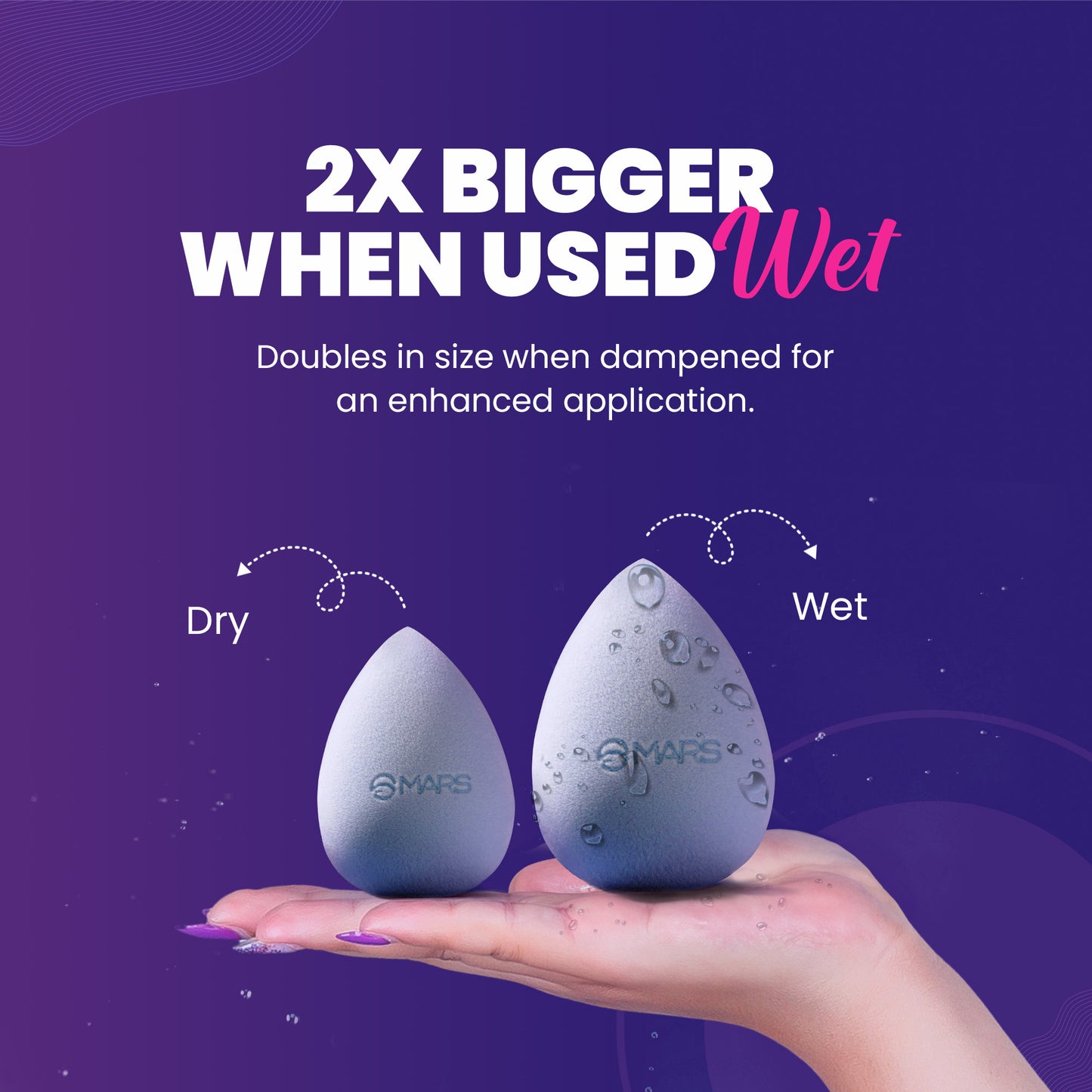 MARS Microfiber velvet beauty sponge