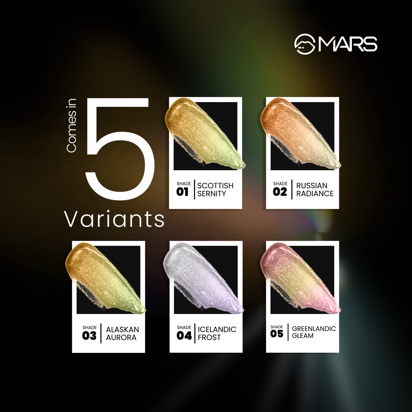 MARS Northern light liquid eyeshadow | Mars Cosmetics at Broadway