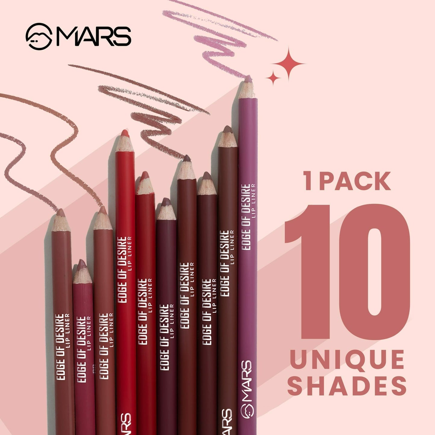 MARS Edge of Desire Lip Liner Set
