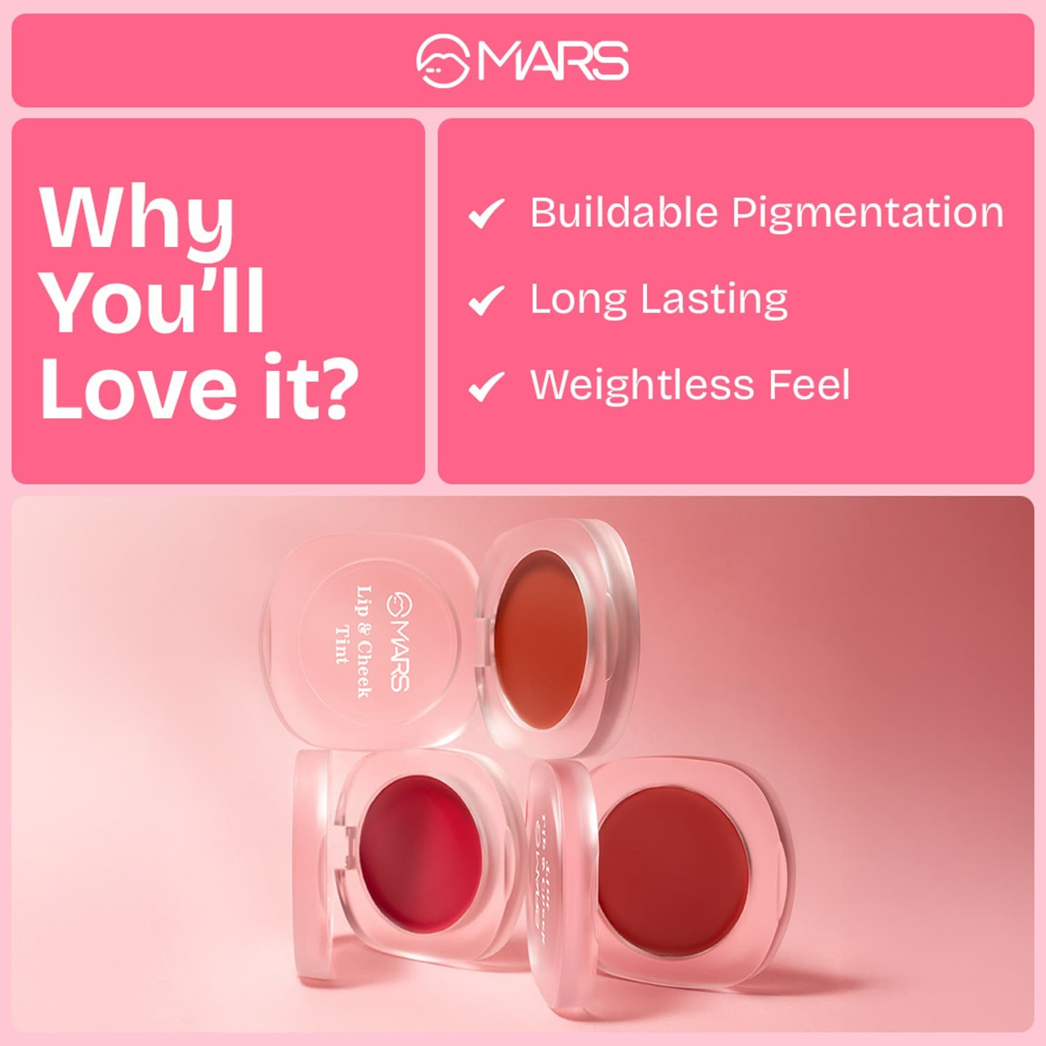 MARS Lip & Cheek Tint | Mars Cosmetics at Broadway