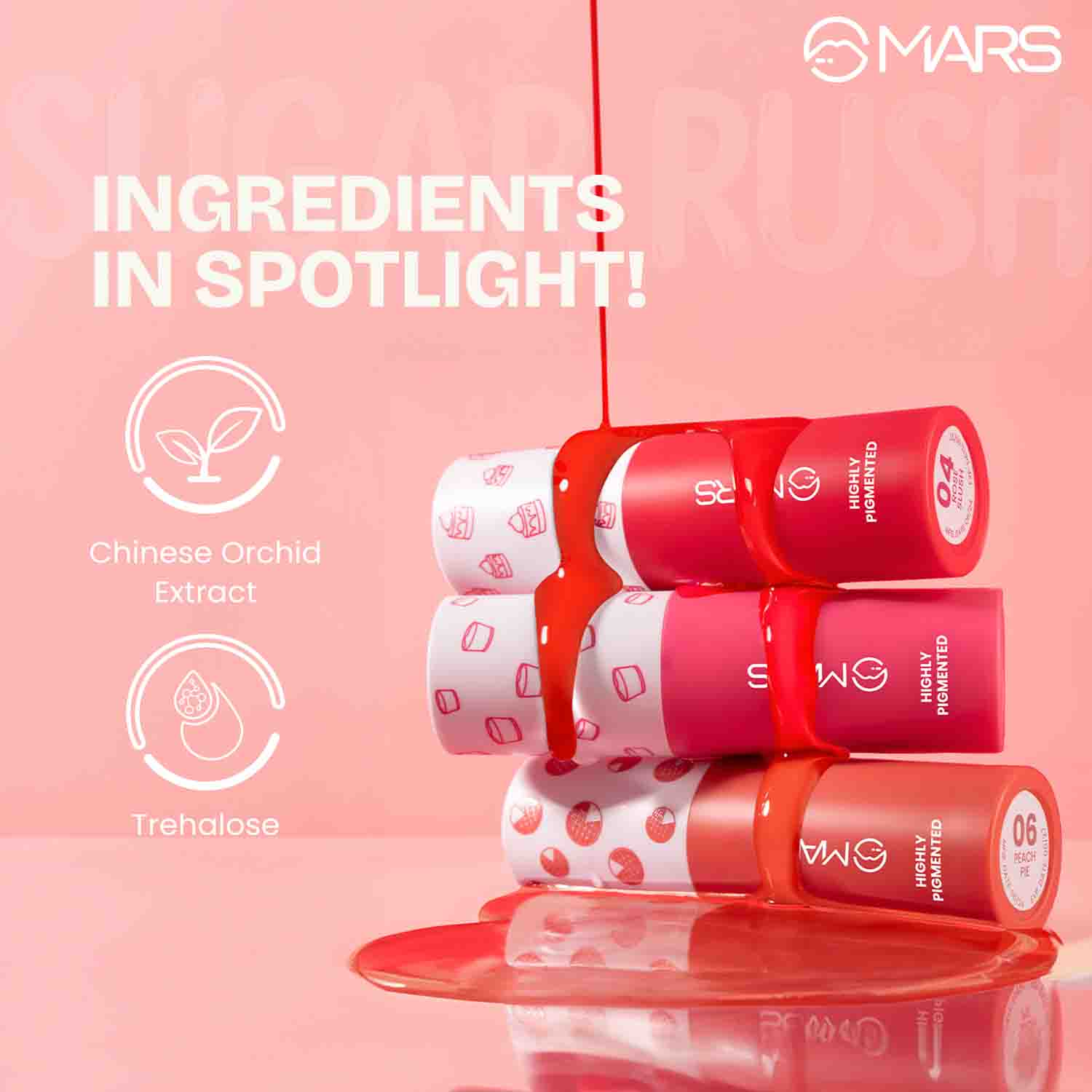 MARS Sugar Rush Liquid blush | Mars Cosmetics at Broadway