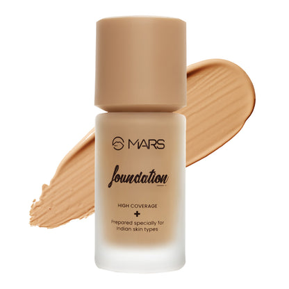 MARS High Coverage Liquid Foundation | Mars Cosmetics at Broadway