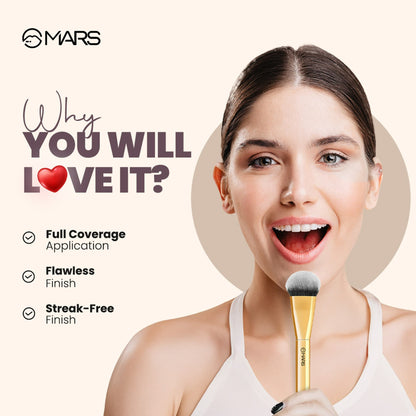 MARS Artist's Arsenal Brush Flat Foundation Brush