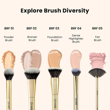 MARS Artist's Arsenal Brush Flat Foundation Brush