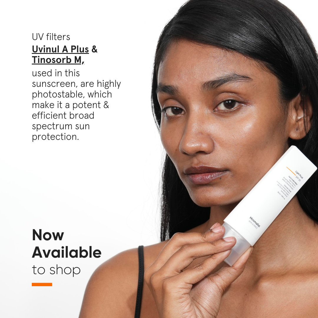 Minimalist Light Fluid SPF 50 Face Sunscreen 50ml