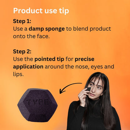 Crystal Shaped Sponge Beauty Blender