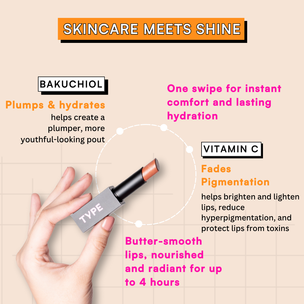 Light Up Lip Oil Stick | Type Beauty Inc. at Broadway