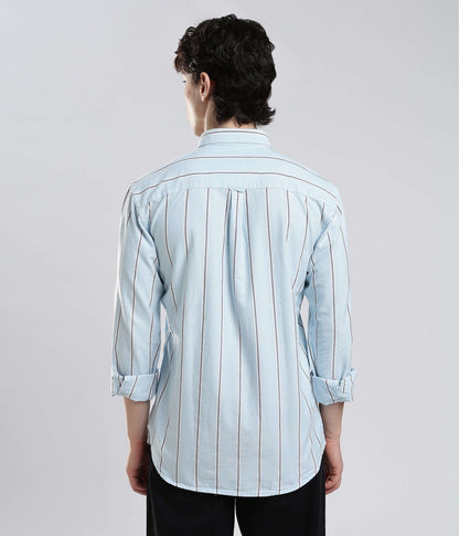 Shirt | Anti Stain Anti Odor Water Repellent   MONOCHROMEBLUE
