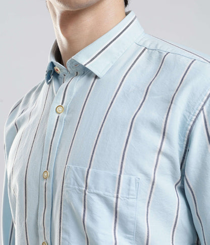 Shirt | Anti Stain Anti Odor Water Repellent   MONOCHROMEBLUE