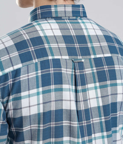 Shirt | Anti Stain Anti Odor Water Repellent   TEALCHECKERED