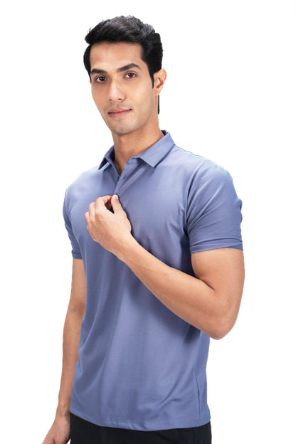 Cardinal Polo Twill- Airforce Blue
