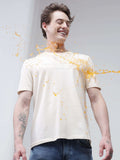 Crew Neck Tshirt | Anti Stain Anti Odor Water Repellent   SOFTPEACH