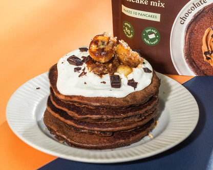 Cosmix No-Nonsense Plant Protein Pancakes - Chocolate Cake Brown | COSMIX at Broadway