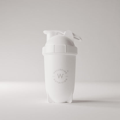 Wellbeing Nutrition Bullet Shaker ( White )