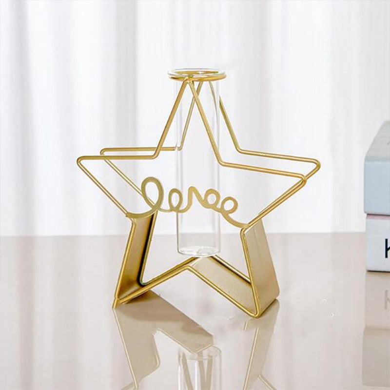 Star Test Tube Planter