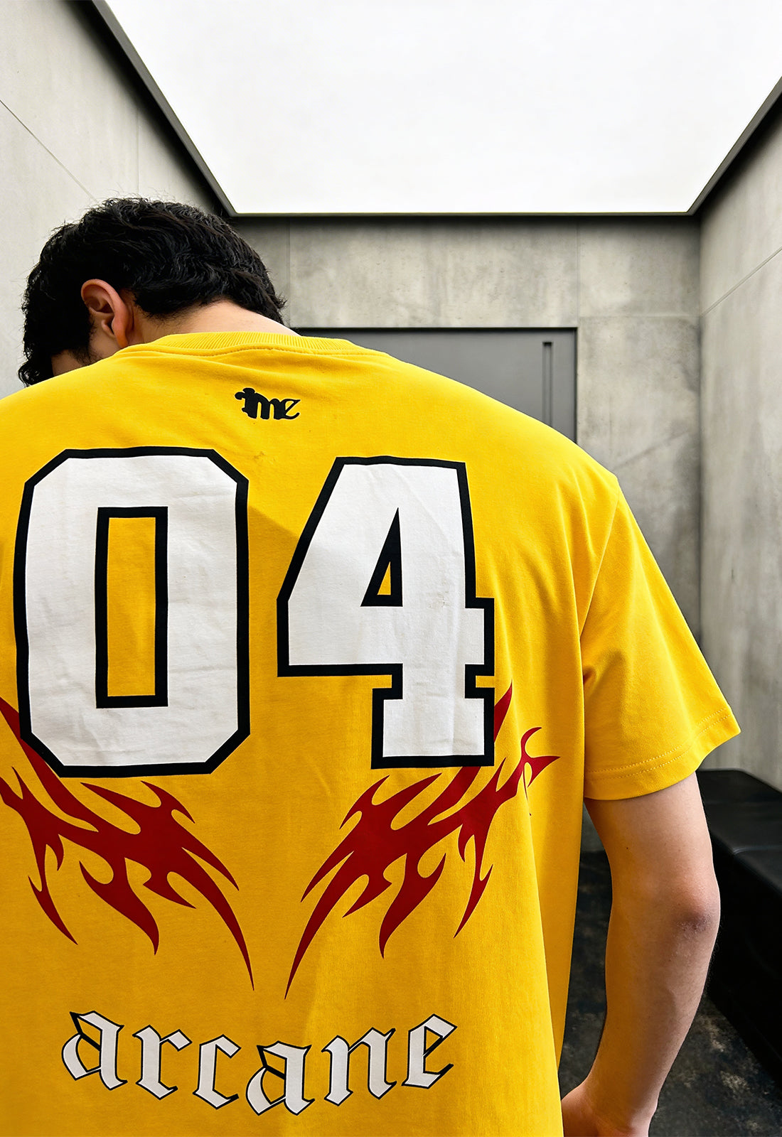 Arcane Yellow Heavyweight-Oversized T-Shirt