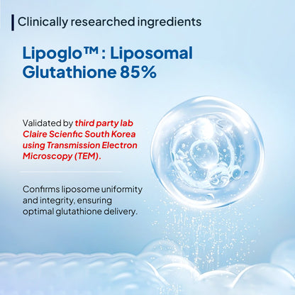 Miduty Liposomal Glutathione 85% 650 mg - Advanced Nano-Liposomal Formula with Lipoglo - 8X Absorption - TEM Verified - 30 Veg Capsules