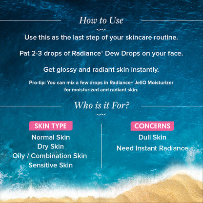 Radiance+ Dew Drops | Aqualogica at Broadway