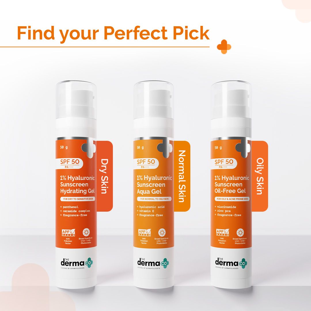 0.01 Hyaluronic Sunscreen Aqua Gel | The Derma Co. at Broadway