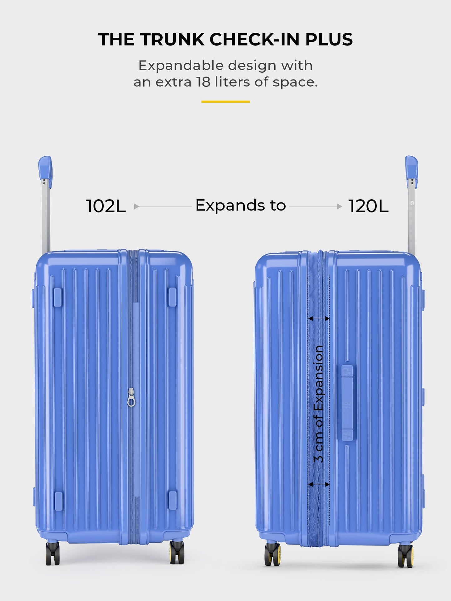 Trunk Check-In Plus- French Blue
