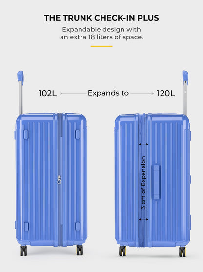 Trunk Check-In Plus- French Blue