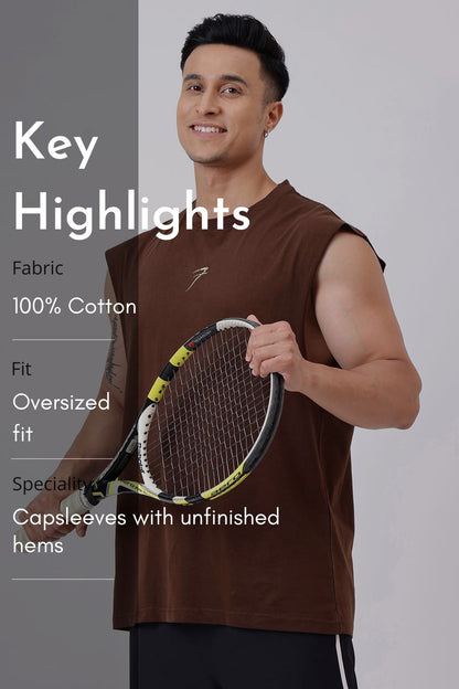 Brisk Capsleeves T-shirt Coffee