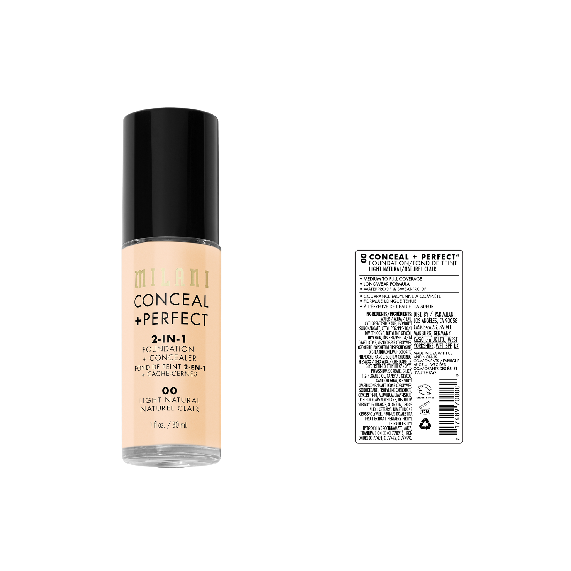 Conceal + Perfect 2-In-1 Foundation + Concealer | Milani at Broadway
