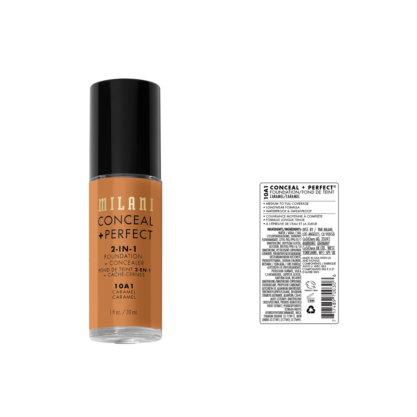 Conceal + Perfect 2-In-1 Foundation + Concealer | Milani at Broadway