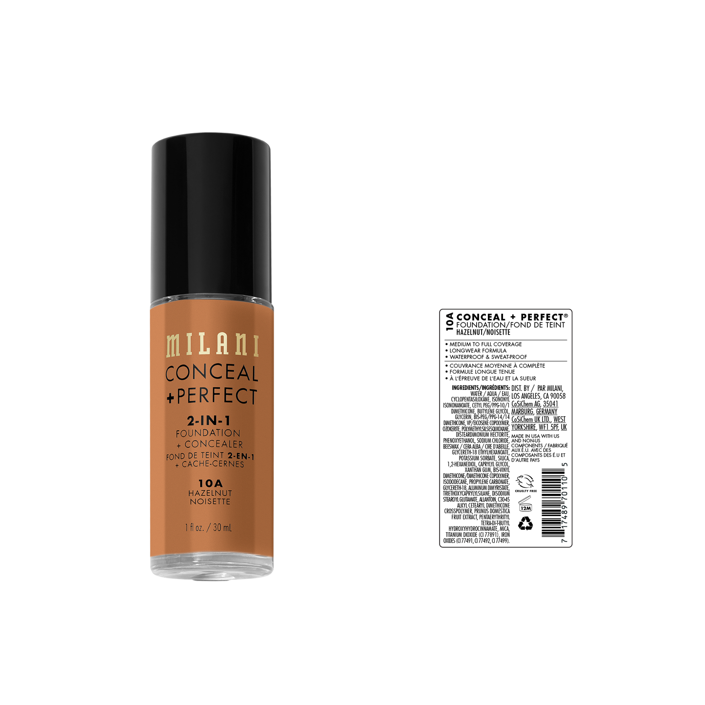 Conceal + Perfect 2-In-1 Foundation + Concealer | Milani at Broadway