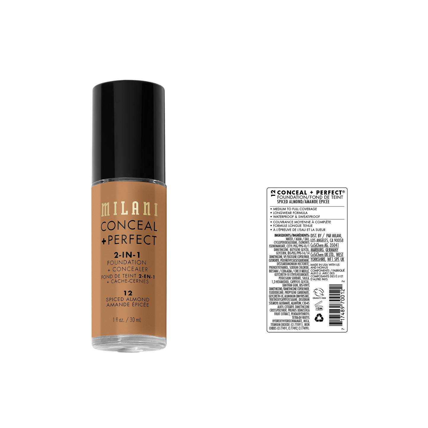 Conceal + Perfect 2-In-1 Foundation + Concealer | Milani at Broadway