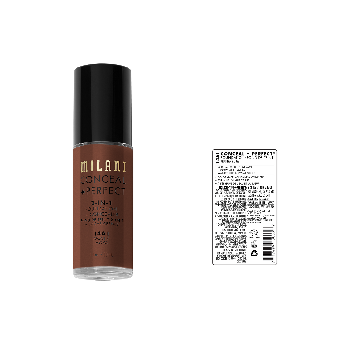 Conceal + Perfect 2-In-1 Foundation + Concealer | Milani at Broadway