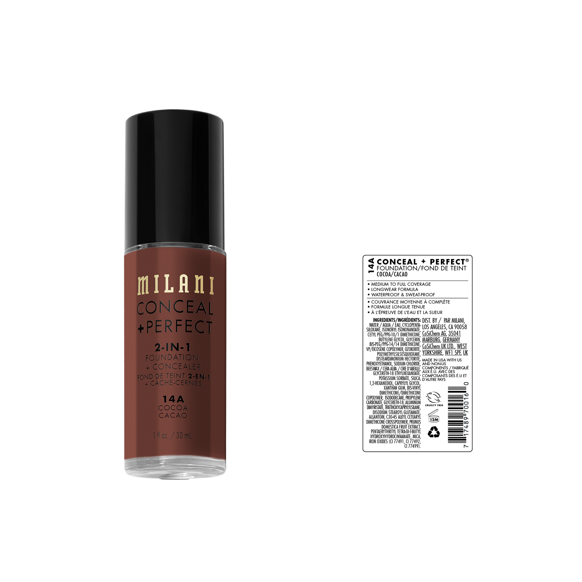 Conceal + Perfect 2-In-1 Foundation + Concealer | Milani at Broadway