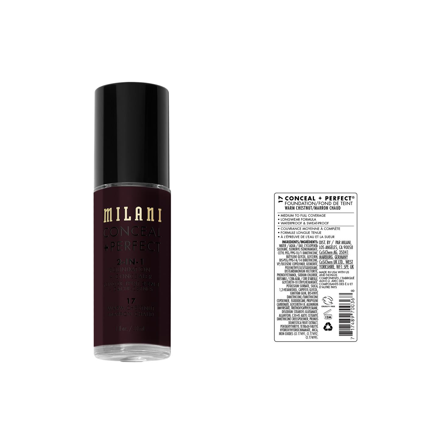 Conceal + Perfect 2-In-1 Foundation + Concealer | Milani at Broadway