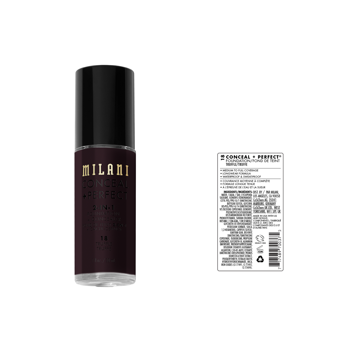 Conceal + Perfect 2-In-1 Foundation + Concealer | Milani at Broadway