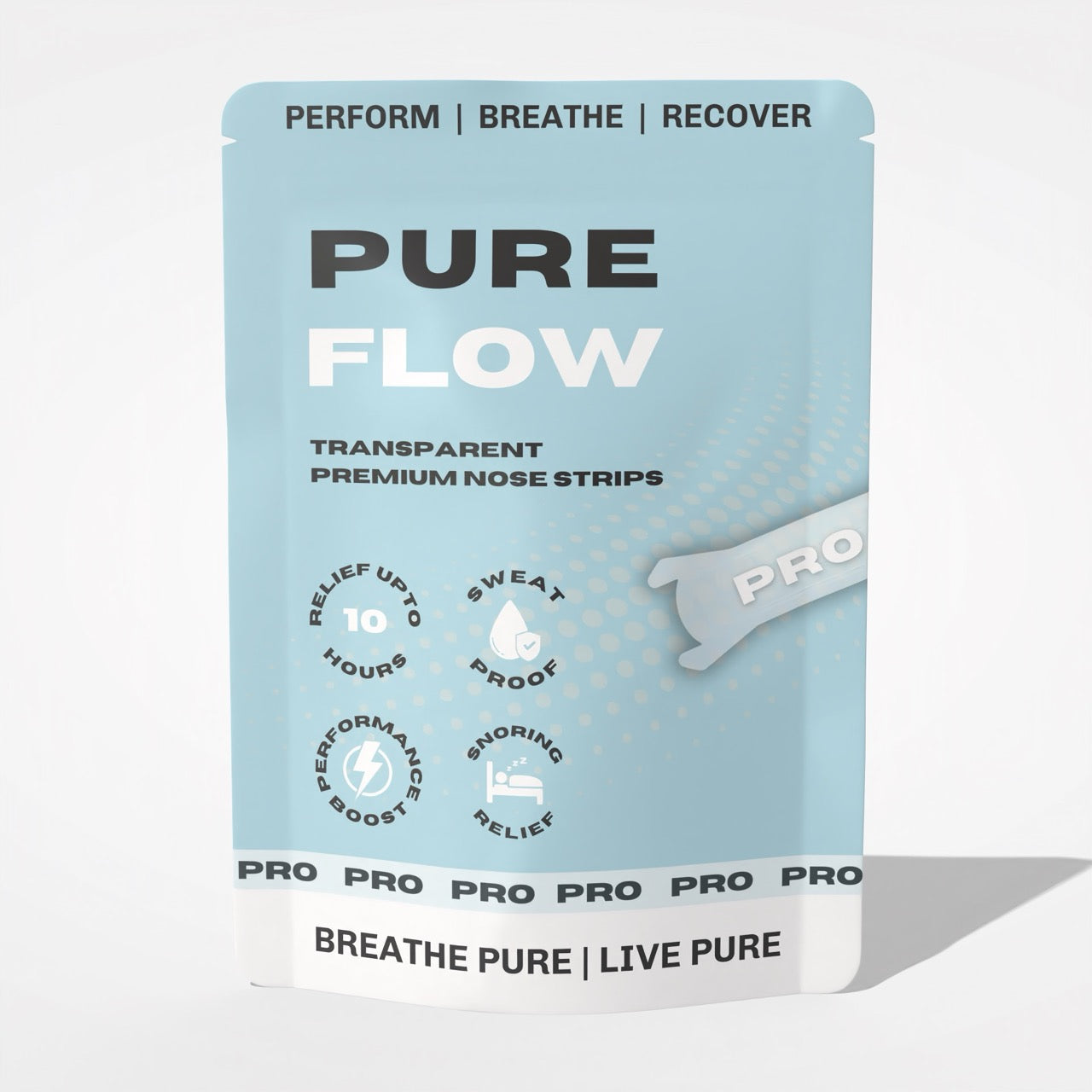 PureFlow Pro Transparent Nasal Strips | PureFlow Tape at Broadway