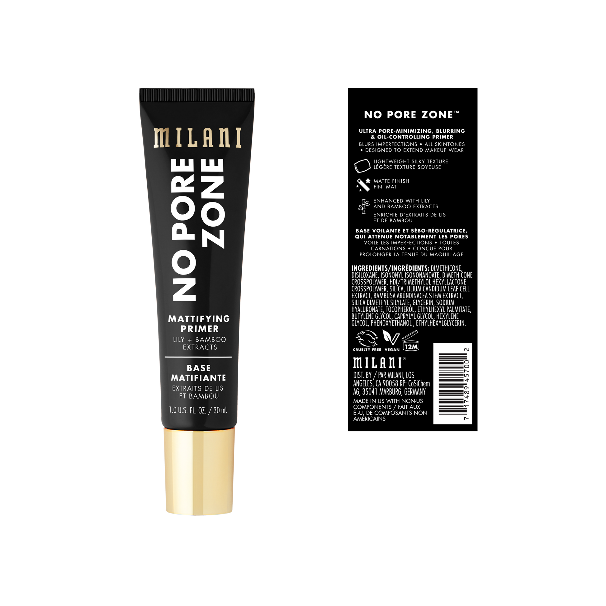 No Pore Zone Mattifying Primer | Milani at Broadway