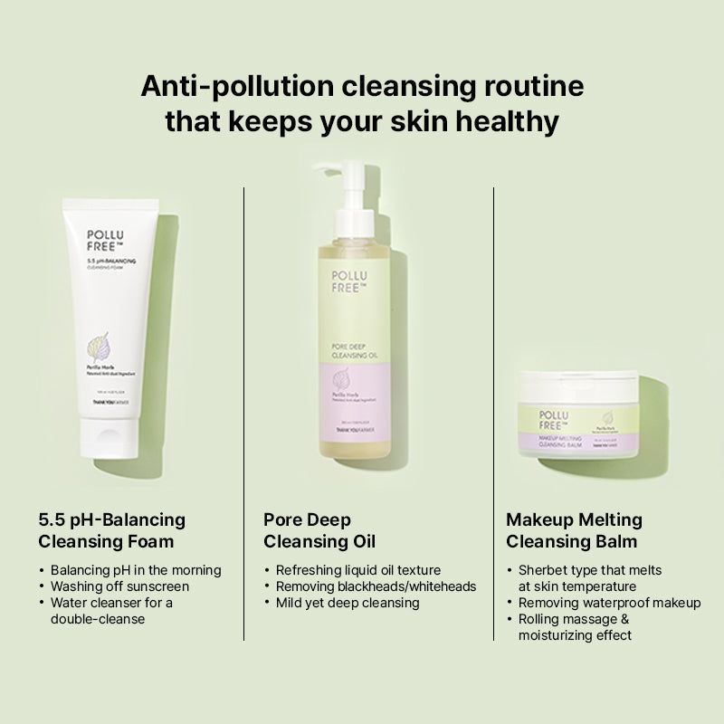 Thank You Farmer Pollufree 5.5 pH-Balancing Cleansing Foam | Thank You Farmer at Broadway
