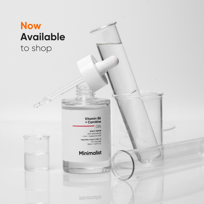 Minimalist Vitamin B6 + Carnitine 03% Scalp Serum 50ml