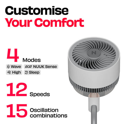 India's Most Silent Smart 3D Air Circulation Fan with NUUK App | HALO [v2 LNKD]