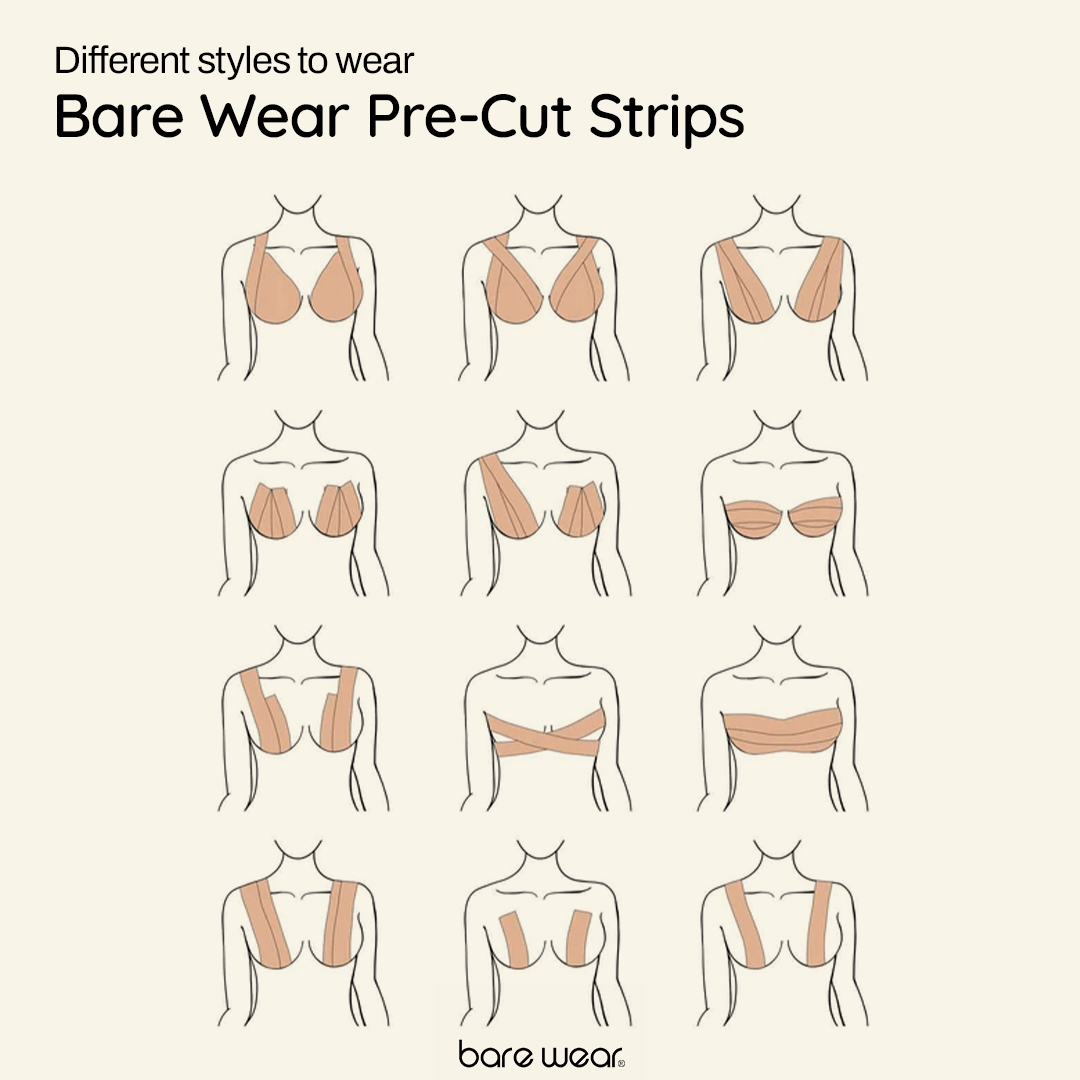 Body Tape Pre-Cut Strips | Bare Wear at Broadway