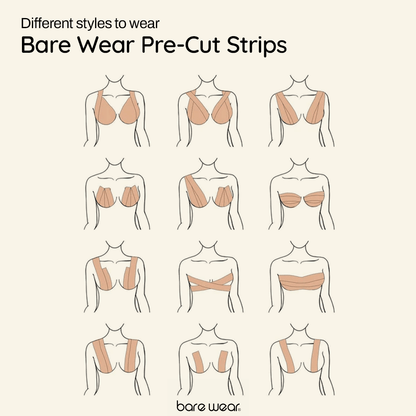 Body Tape Pre-Cut Strips | Bare Wear at Broadway