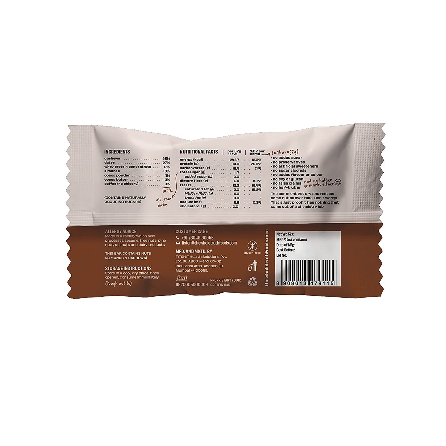 THE WHOLE TRUTH COFFEE COCOA 52 GM | The Whole Truth Foods at Broadway