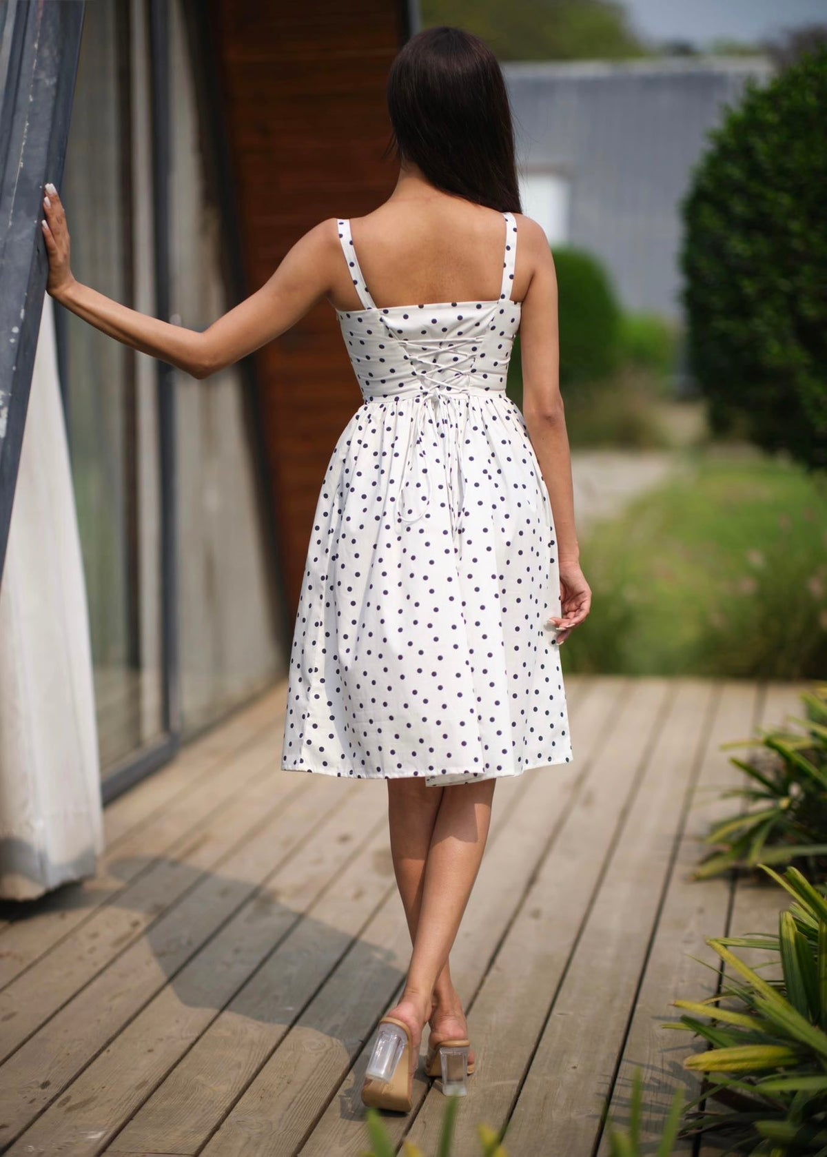 Polka summer dress