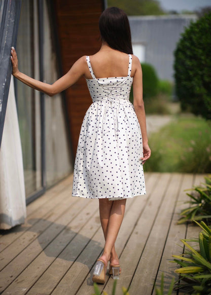 Polka summer dress
